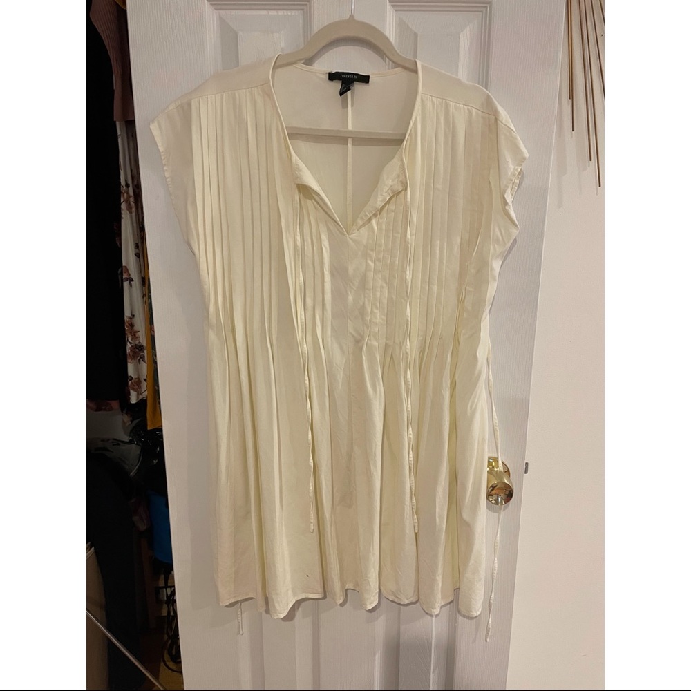 F21 Mini pleated dress
